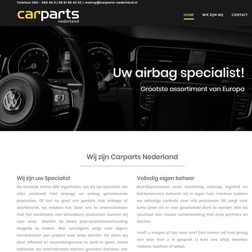 MKB website leasen portfolio | Carparts Nederland