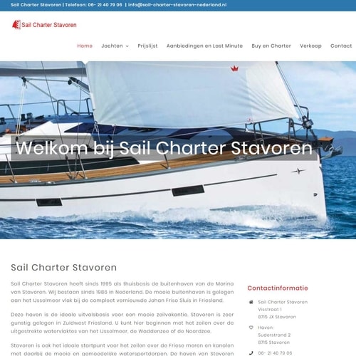 MKB website leasen portfolio | Sail Charter stavoren