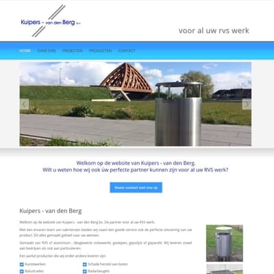 Portfolio Webzeker Webdesign - Website gebouwd: Kuipers en van den Berg