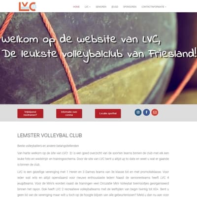 Portfolio Webzeker Webdesign - Website gebouwd: LVC