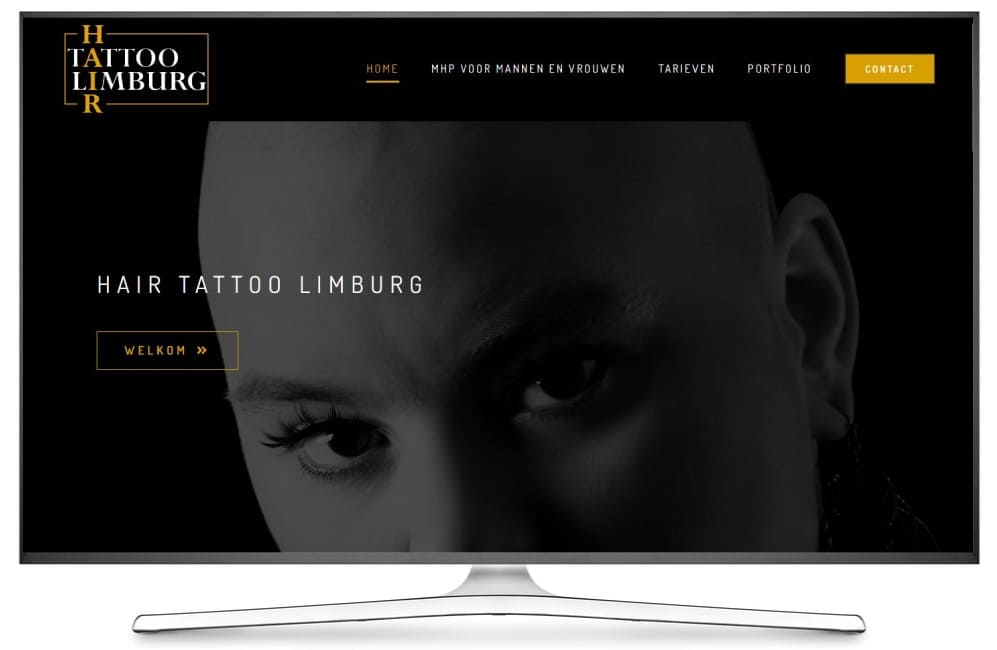 Website met onderhoud