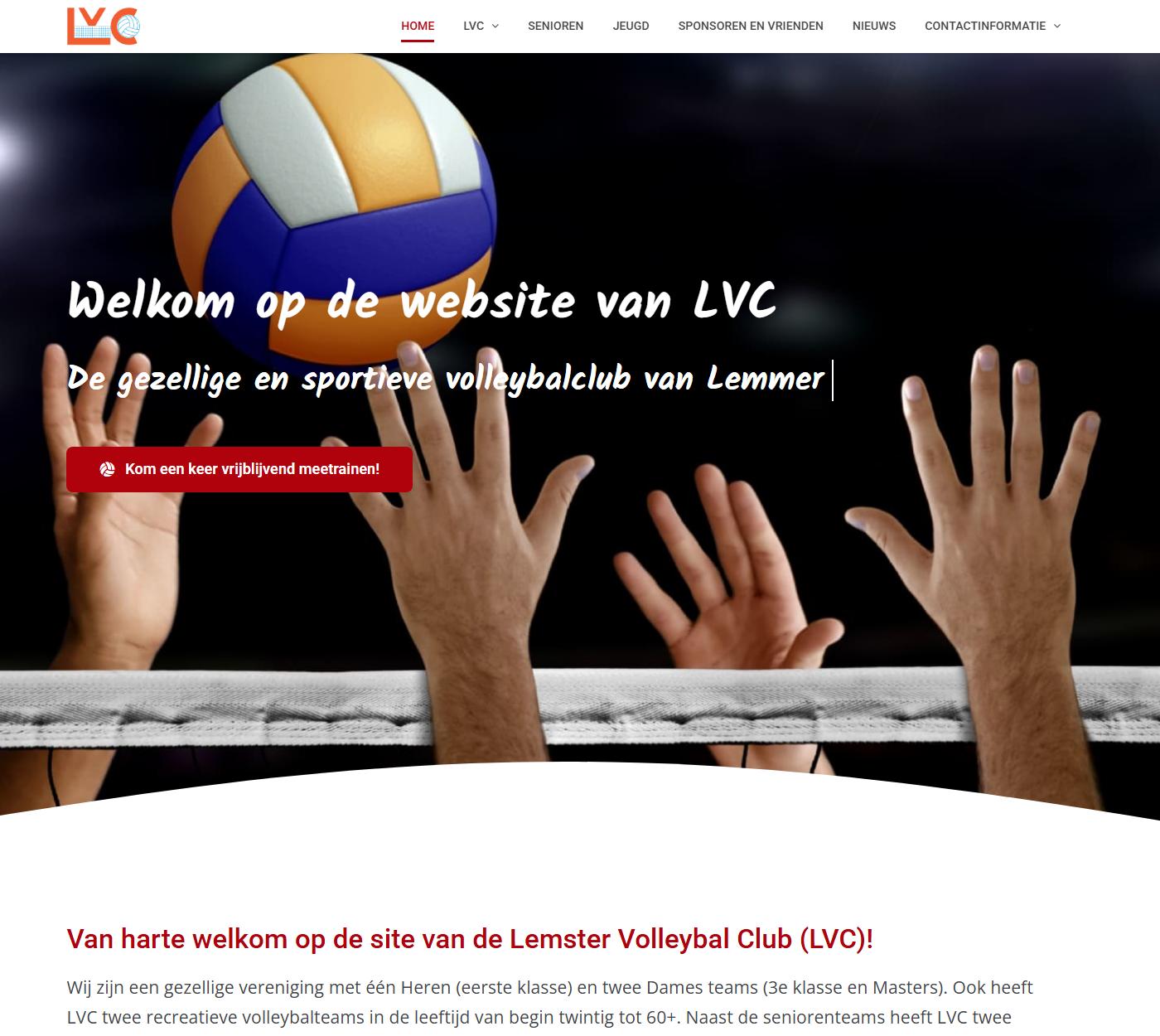 Website LVC Lemmer